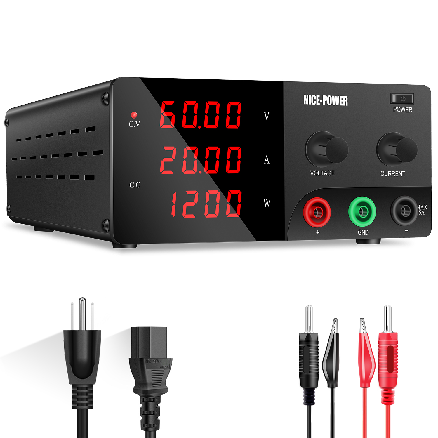 30V 30A Lab Bench Power Source - đánh giá và giá High Power 60V 20A Bench Power Supply